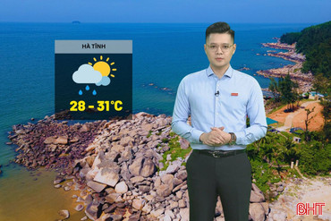 Dự báo thời tiết Hà Tĩnh ngày 28/7: Ngày nắng, chiều tối có mưa rào và dông