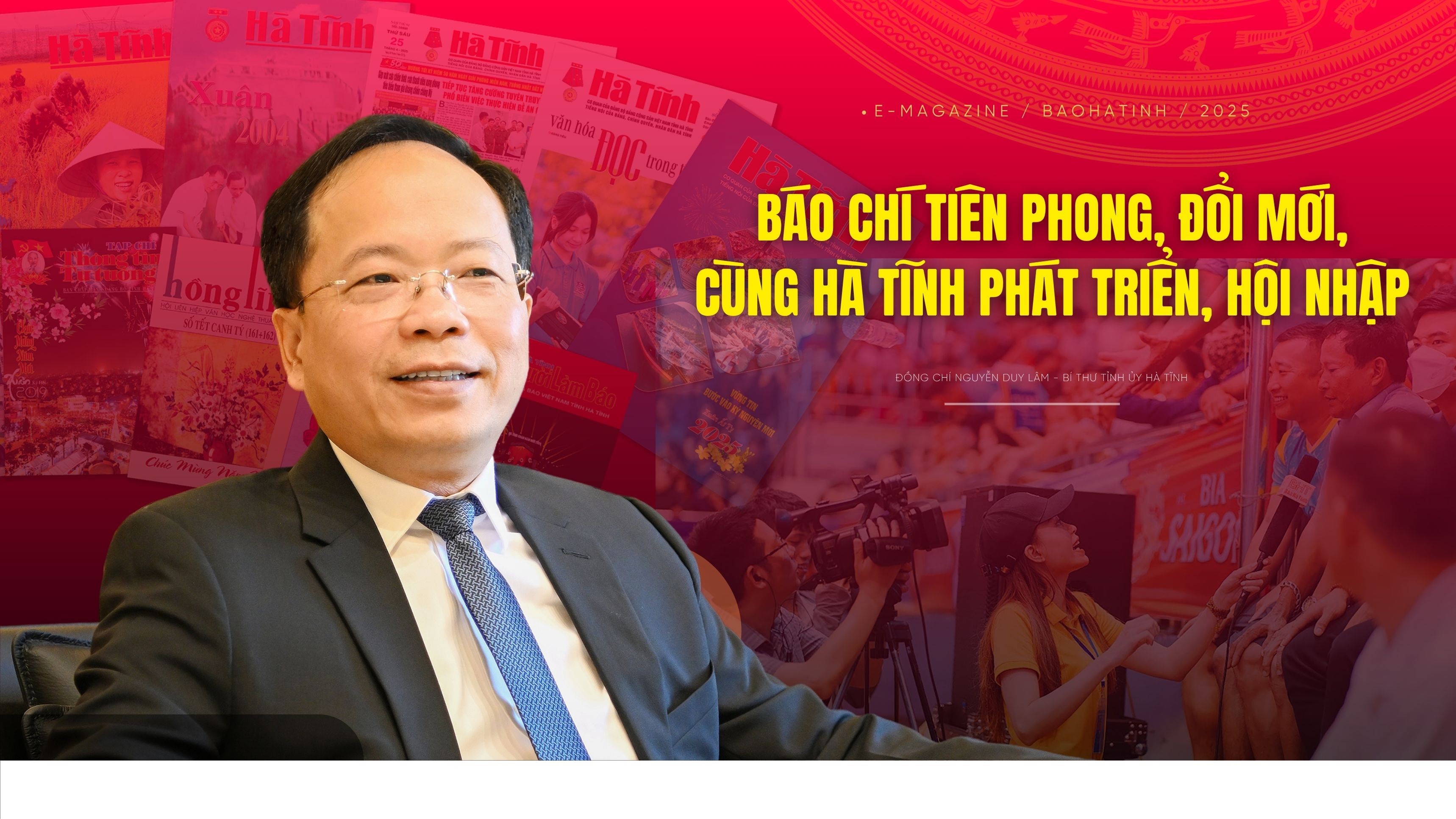 Báo chí tiên phong, đổi mới, cùng Hà Tĩnh phát triển, hội nhập