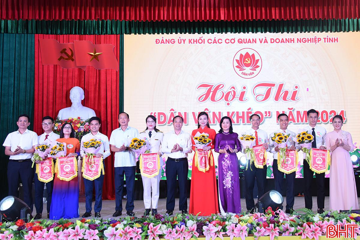 Sở VH-TT&DL Hà Tĩnh nhất Hội thi 'Dân vận khéo' Đảng ủy Khối CCQ&DN tỉnh