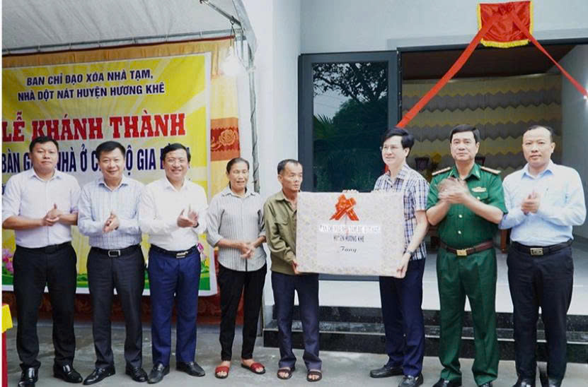 Xây dựng, sửa chữa 1.624 nhà ở cho hộ nghèo, người có công trên địa bàn huyện Hương Khê