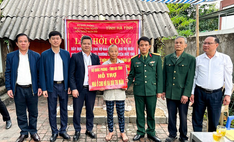 Đức Thọ: Xây dựng nhà ở cho hộ nghèo trên địa bàn