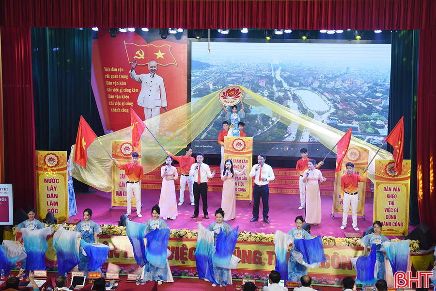 Ý nghĩa vòng chung kết hội thi “Dân vận khéo” cấp huyện ở Hà Tĩnh