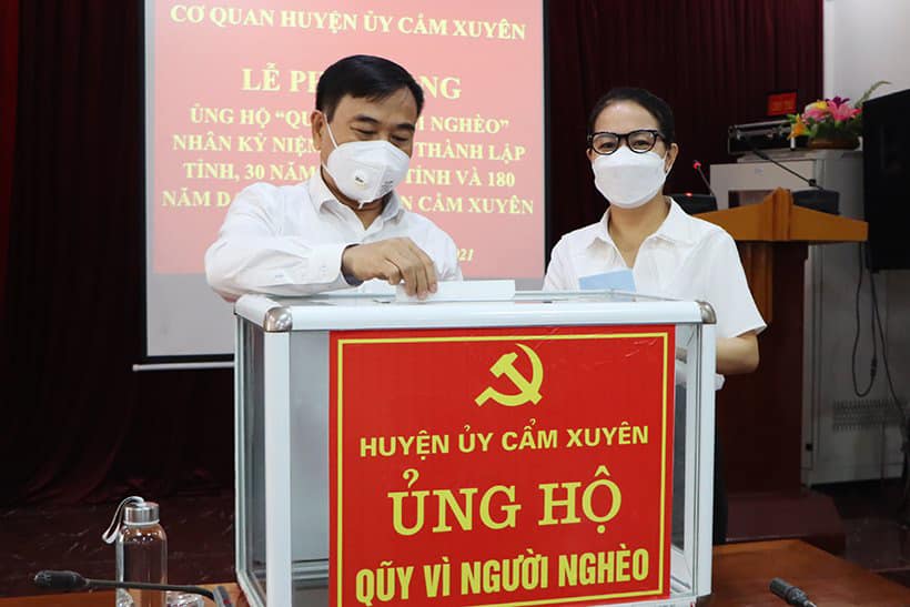 Cẩm Xuyên phát động ủng hộ “Quỹ vì người nghèo”