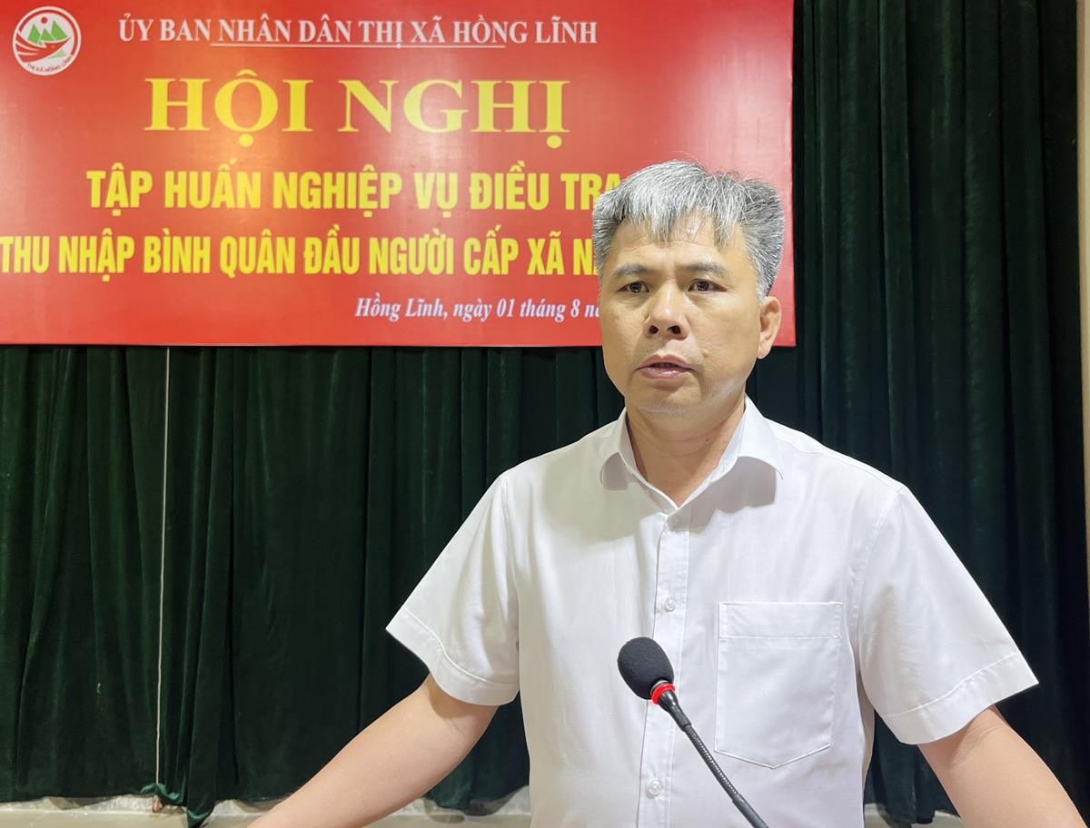 Tập huấn nghiệp vụ điều tra thu nhập bình quân đầu người cấp xã năm 2024