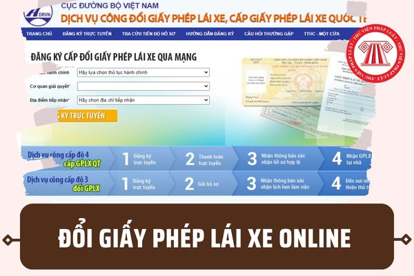 Thực hiện đổi giấy phép lái xe trực tuyến trên Cổng DVC Quốc gia và Cổng DVC trực tuyến tỉnh Hà Tĩnh