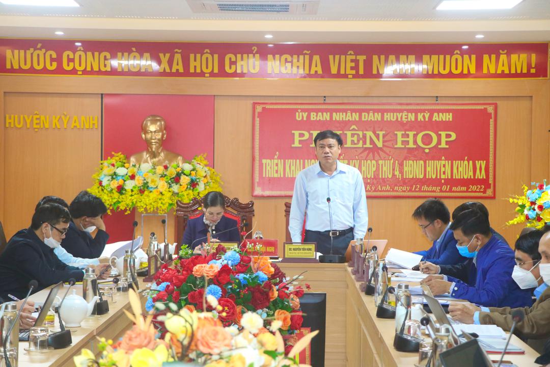 Huyện Kỳ Anh triển khai Nghị quyết kỳ họp thứ 4, HĐND huyện khóa XX