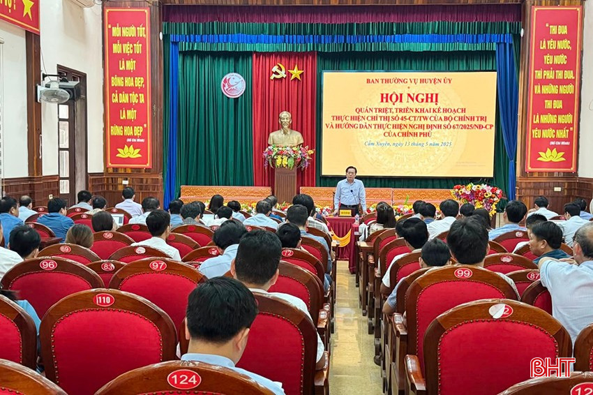 Các địa phương ở Hà Tĩnh chủ động chuẩn bị đại hội Đảng