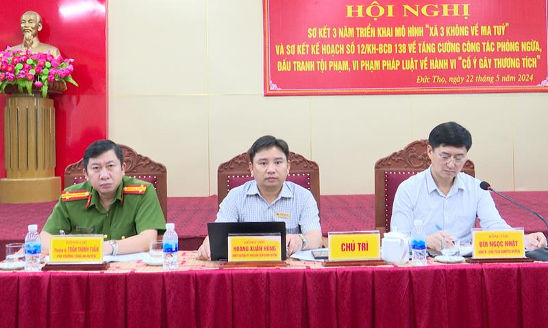 Duy trì và phát huy hiệu quả mô hình​ “Xã 3 không về ma tuý” trên địa bàn huyện Đức Thọ