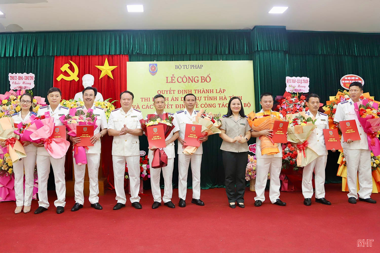 Bộ Tư pháp công bố quyết định thành lập Thi hành án dân sự tỉnh Hà Tĩnh
