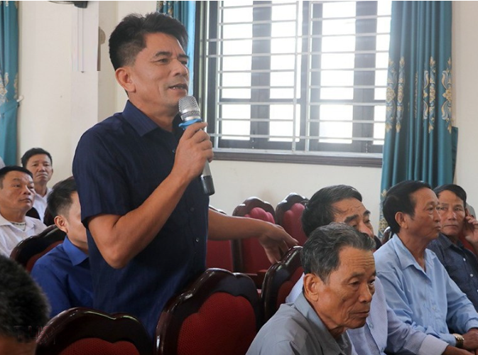 Cử tri huyện Can Lộc kiến nghị nhiều vấn đề liên quan đến đời sống, xây dựng NTM