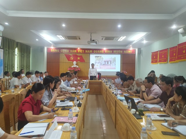 Họp Hội đồng xếp hạng di tích lịch sử văn hóa cấp tỉnh năm 2024