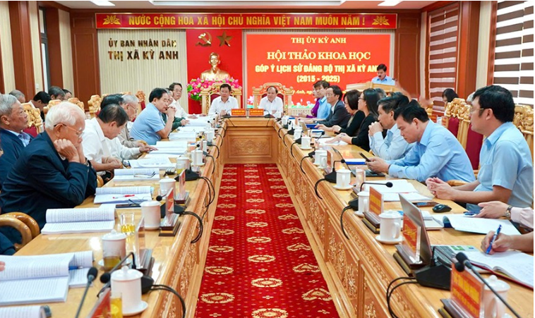 TX Kỳ Anh: Góp ý dự thảo Lịch sử Đảng bộ giai đoạn 2015 - 2025