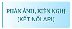 Phản ánh, ý kiến (Kết nối API)