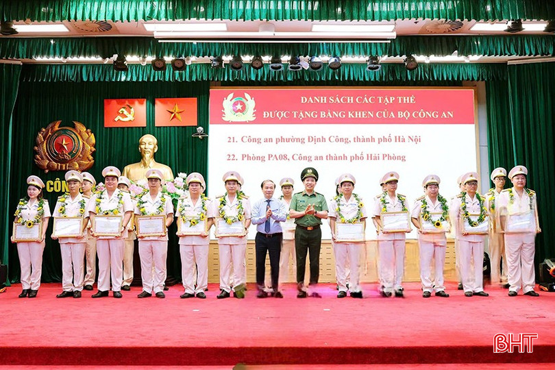  Công an Hà Tĩnh được vinh danh trong phong trào thi đua dân vận khéo