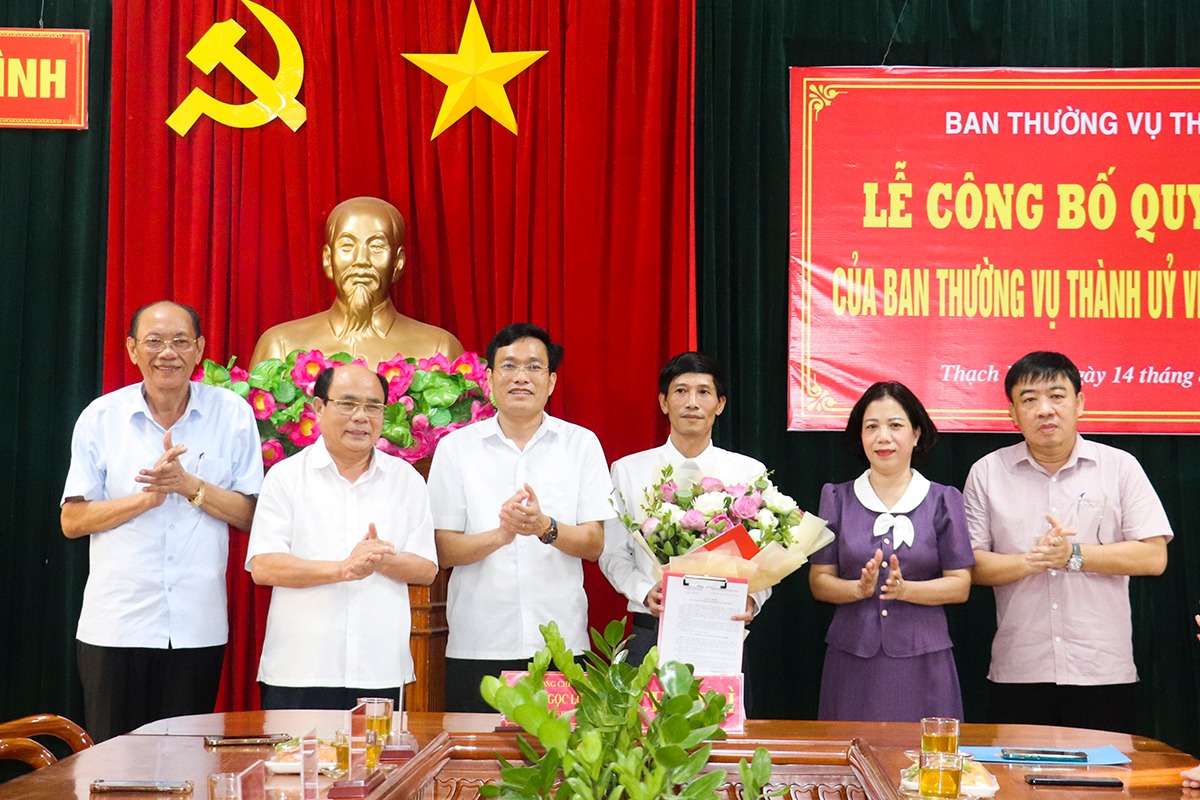 Xã Thạch Bình có tân Bí Thư