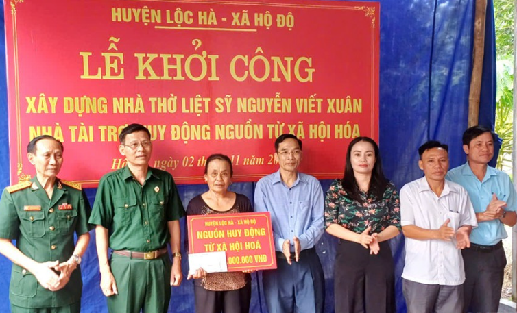 Lễ khởi công xây dựng nhà thờ liệt sĩ Nguyễn Viết Xuân