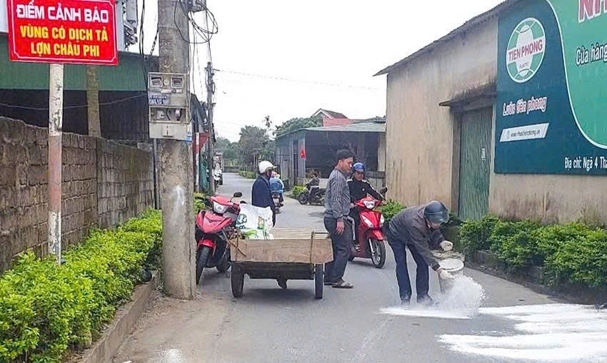  Hà Tĩnh triển khai khẩn cấp các biện pháp phòng, chống dịch bệnh nguy hiểm trên vật nuôi.