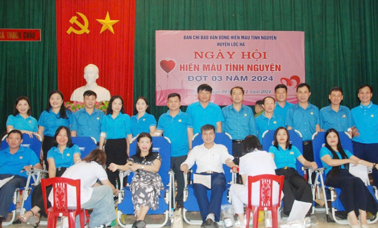 Lộc Hà: 250 người tham gia hiến máu tình nguyện