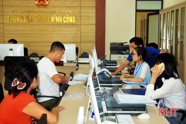 Trung tâm HCC thị xã Kỳ Anh 'chạy đà' trước ngày vận hành chính thức