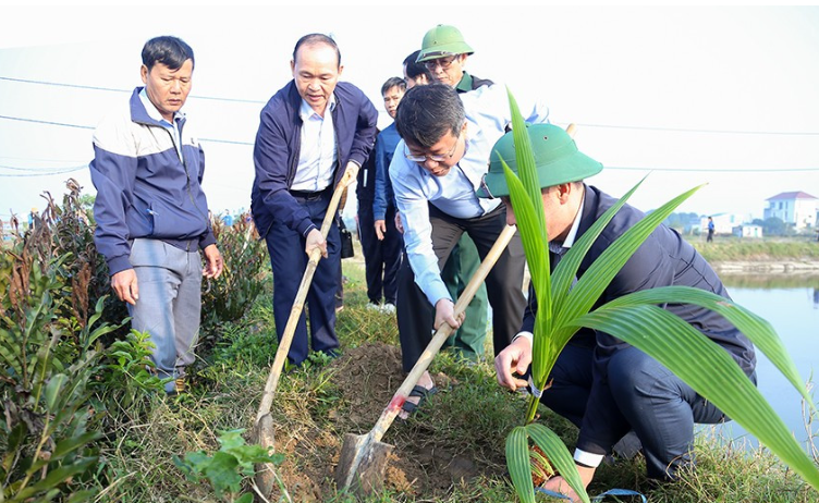 TP Hà Tĩnh: Ra quân trồng mới 1.900 cây xanh các loại trên địa bàn