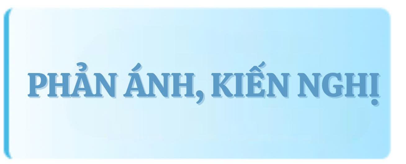 Phản ánh, ý kiến (Kết nối API)