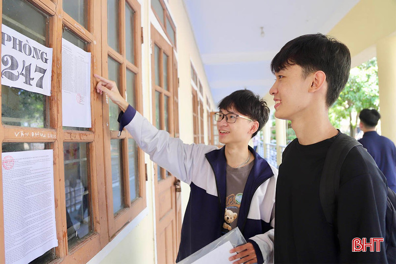 Hơn 17.300 thí sinh Hà Tĩnh làm thủ tục dự thi tốt nghiệp THPT 2025