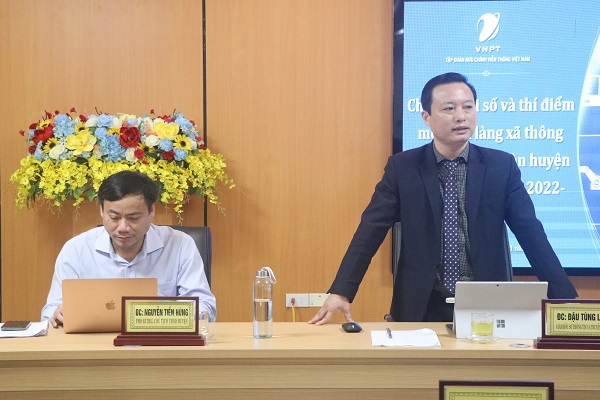 Sở Thông tin và Truyền thông làm việc với huyện Kỳ Anh về công tác chuyển đổi số